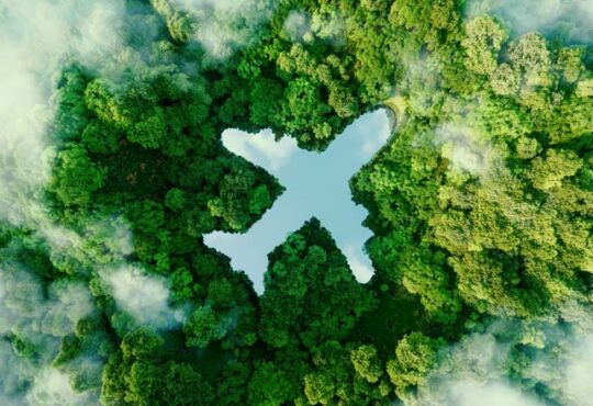 Klimafreundliche Flugreisen