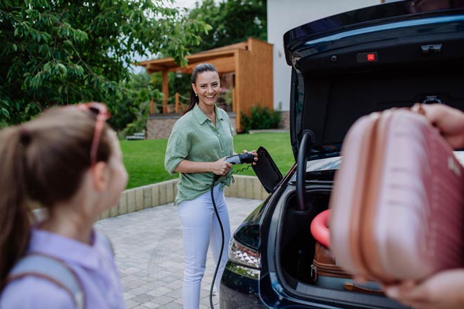 Elektroauto im Italien Urlaub