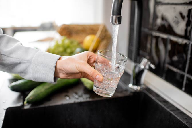 Leitungswasser anstelle von Wasser in Plastikflaschen