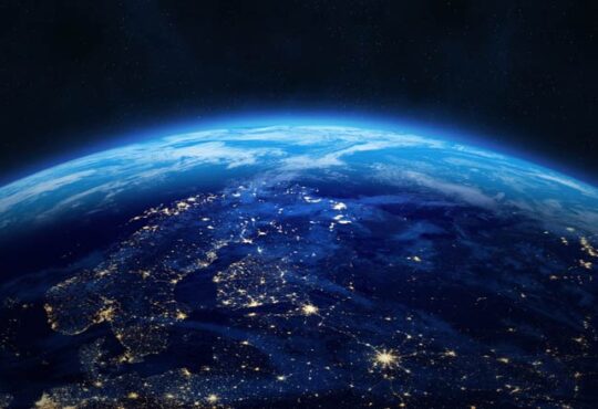 Lithiumwolke in der Atmosphäre