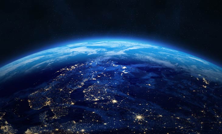 Lithiumwolke in der Atmosphäre